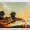 Painting, boats