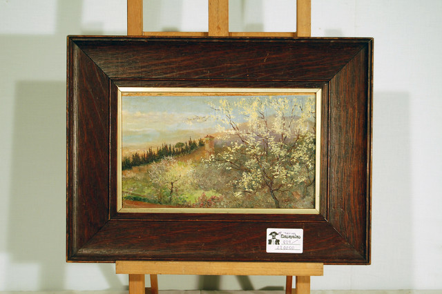 Painting at the landscape 