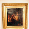 Painting Women in a fireplace