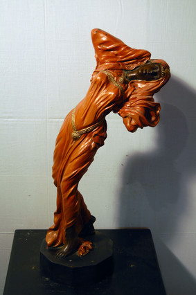Bronze Statue, belly dancer 
