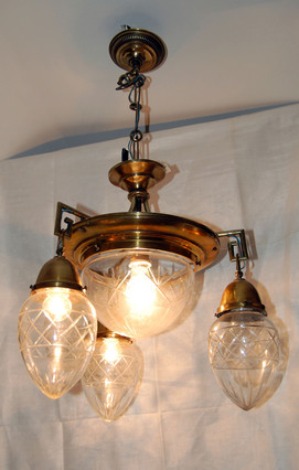 Ceiling lamp, Art Nouveau