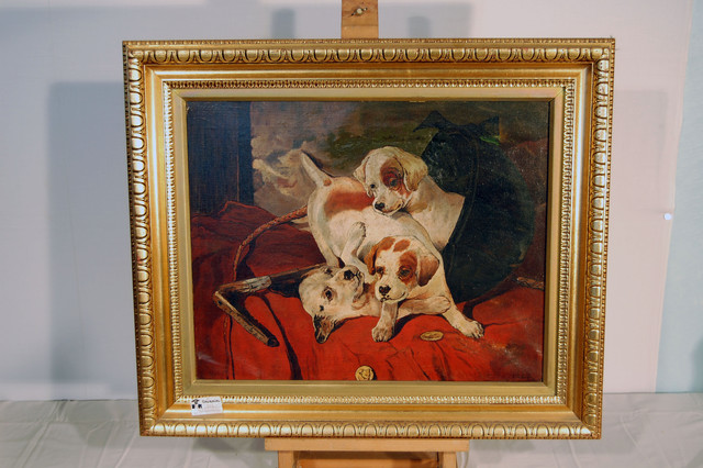 Painting of puppies 