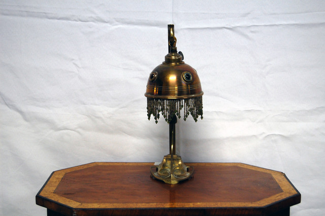 Bronzelampe 