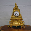 Bronze Clock with girl