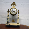 Bronze and marble clock 